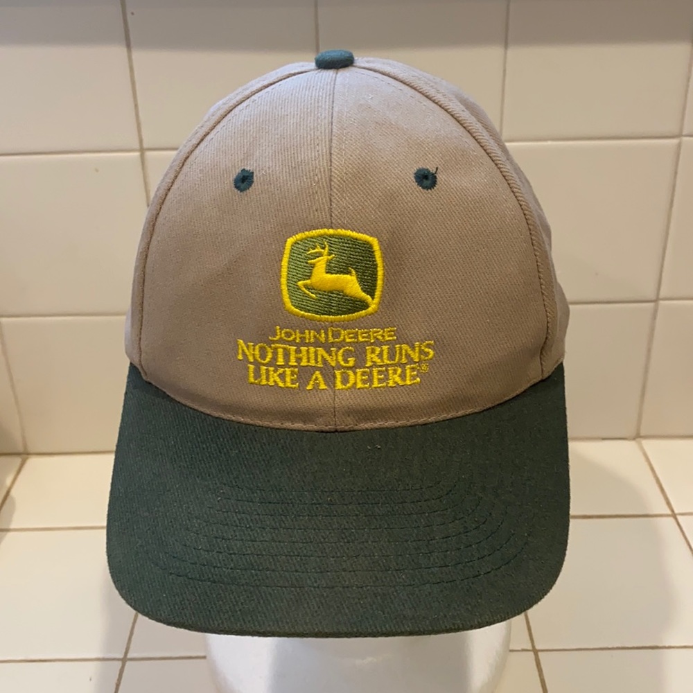 John Deere baseball style hat in good condition